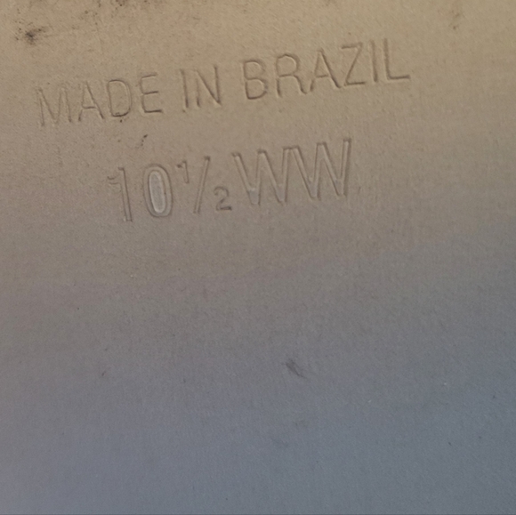 Walkingcradles white leather slingback size 10 1/2WW gently used - Picture 10 of 14